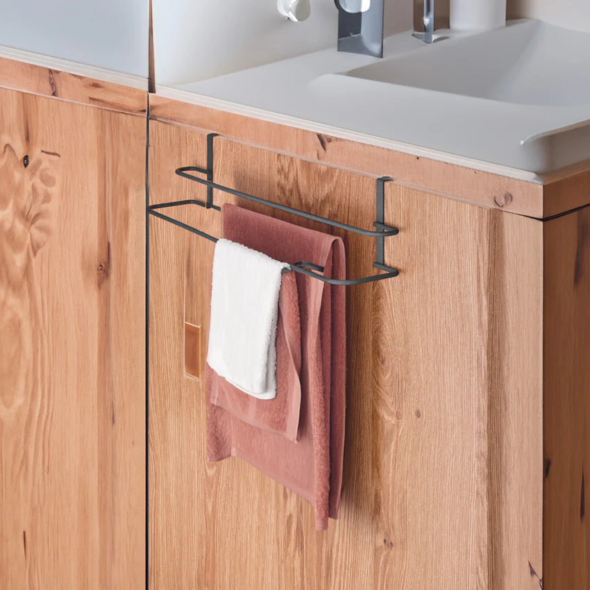 Lava Galileo Double Kitchen Towel Holder - Black - Image 2
