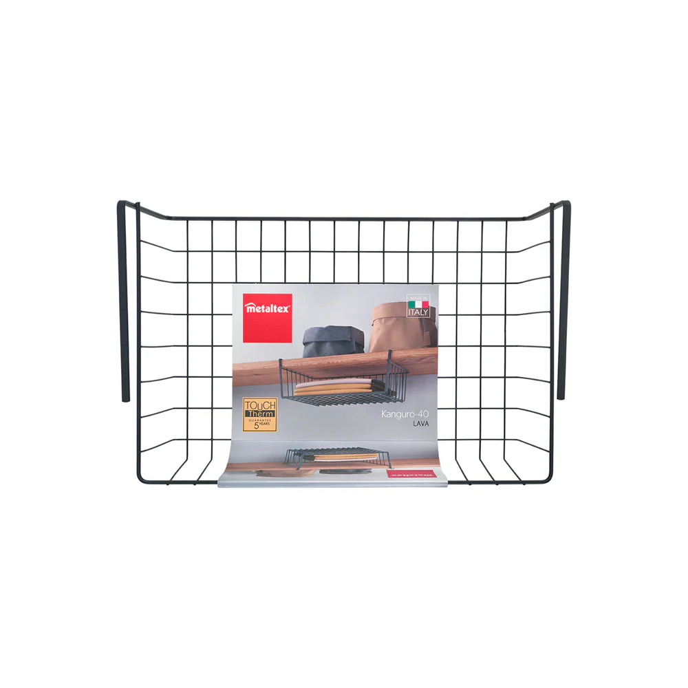 Lava Kanguro Undershelf Basket 40cm - Black - Image 4