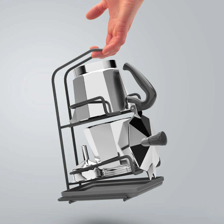 Lava Moka Station Pot Holder - Black - Image 3