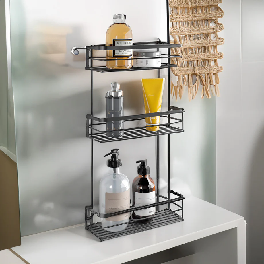 Lava Origin 3-Tier Rectangular Shelf - Black - Image 5