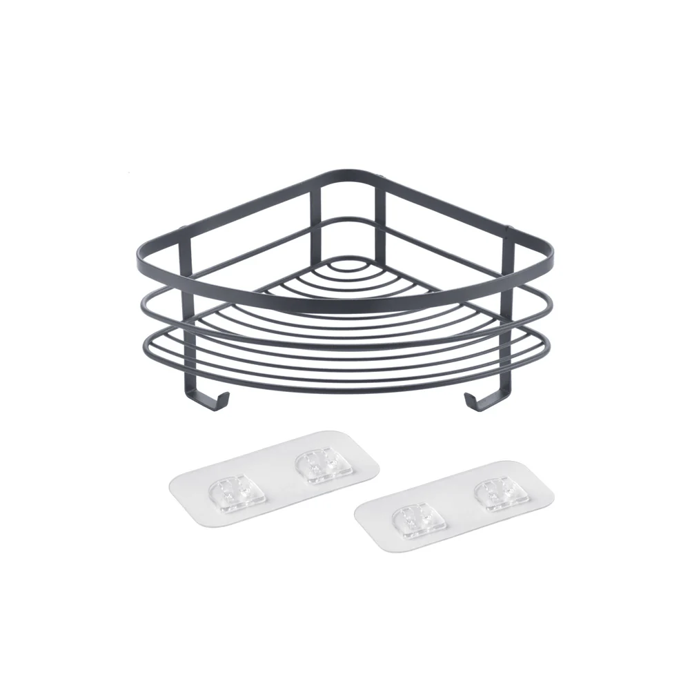 Lava Curved Corner Shelf - Black - Image 3