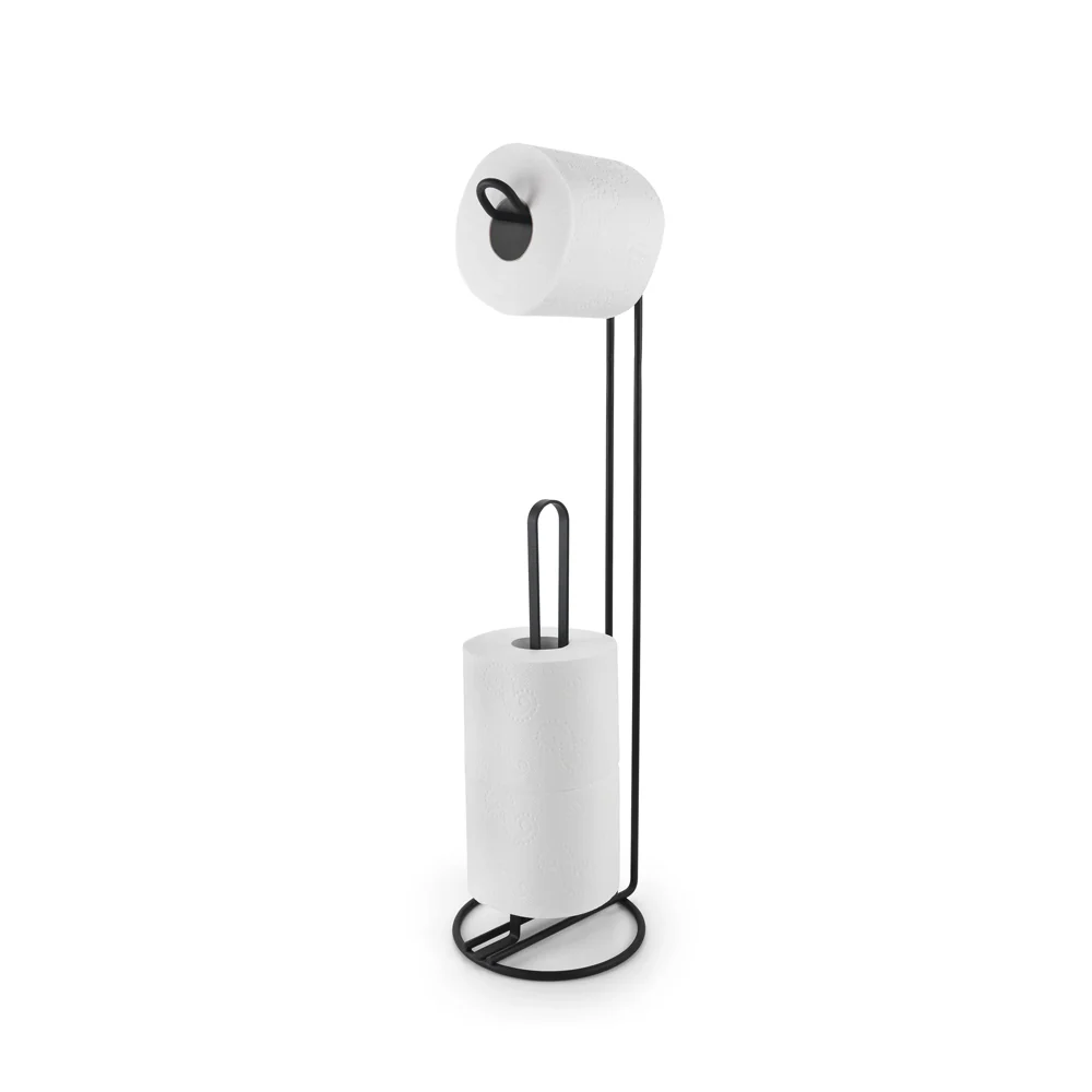 Lava Origin Toilet Paper Holder with Dispenser - Black - Image 3