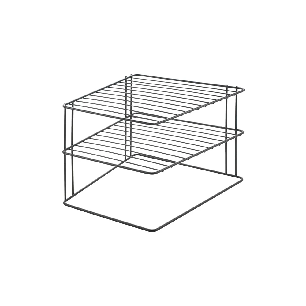 Lava Palio 2-Tier Corner Rack - Black - Image 3