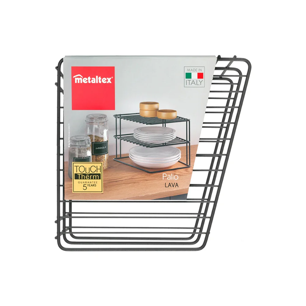 Lava Palio 2-Tier Corner Rack - Black - Image 4
