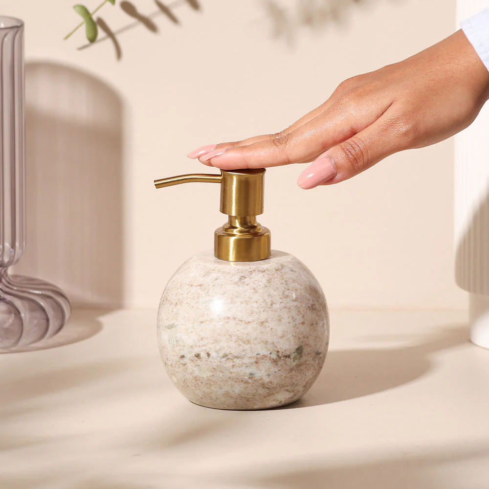 Lavo Marble Soap Dispenser - Desert - Image 4
