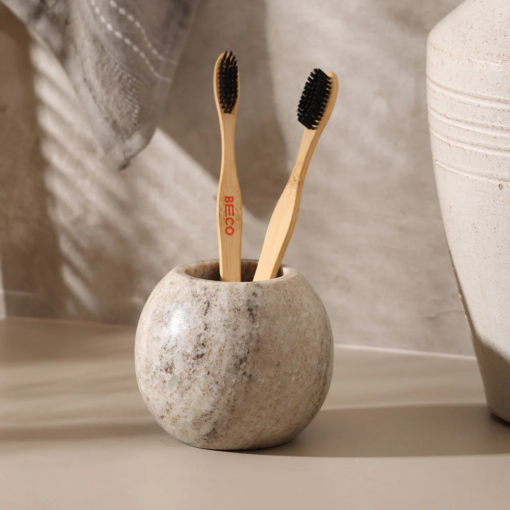 Lavo Marble Toothbrush Tumbler - Desert - Image 4
