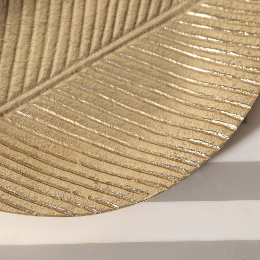 Leaf Decorative Tray - Gold - Image 5
