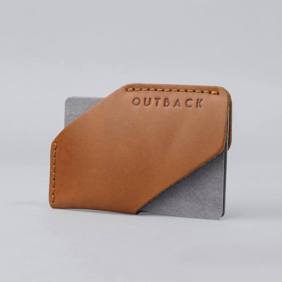 Leather Card Sleeve - Tan - Image 5