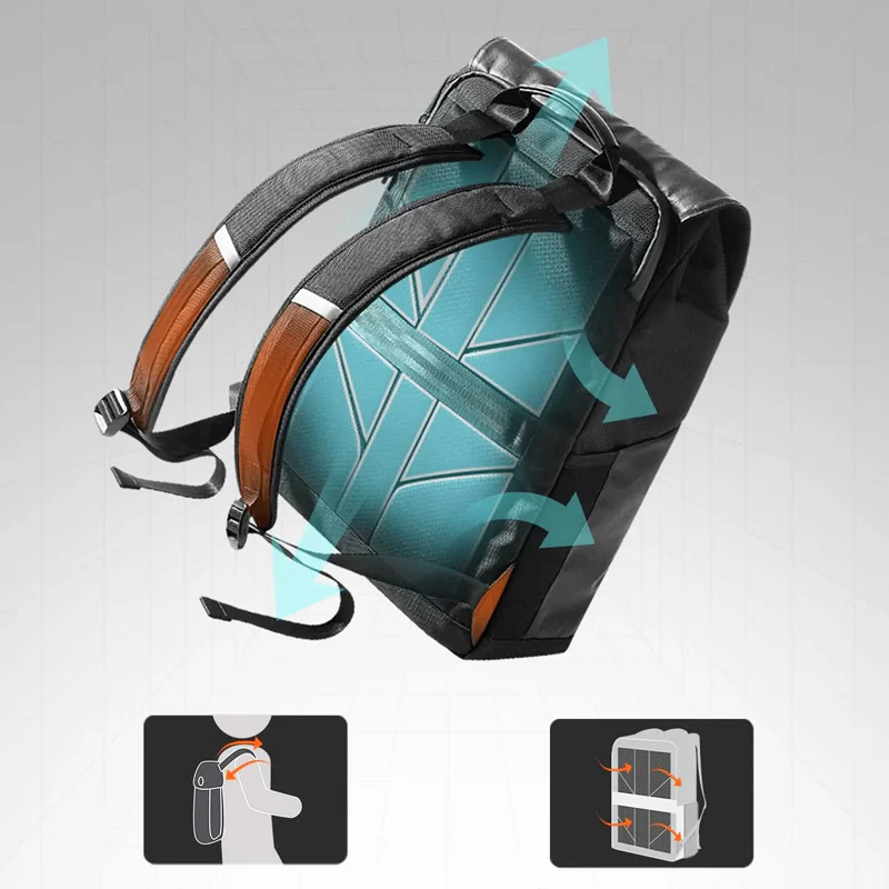 Leisure Travel Backpack 20L - Black - Image 6
