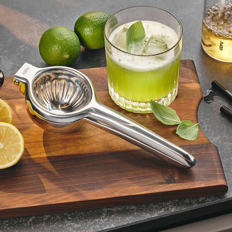 Lemon Satinless Steel Citrus Press