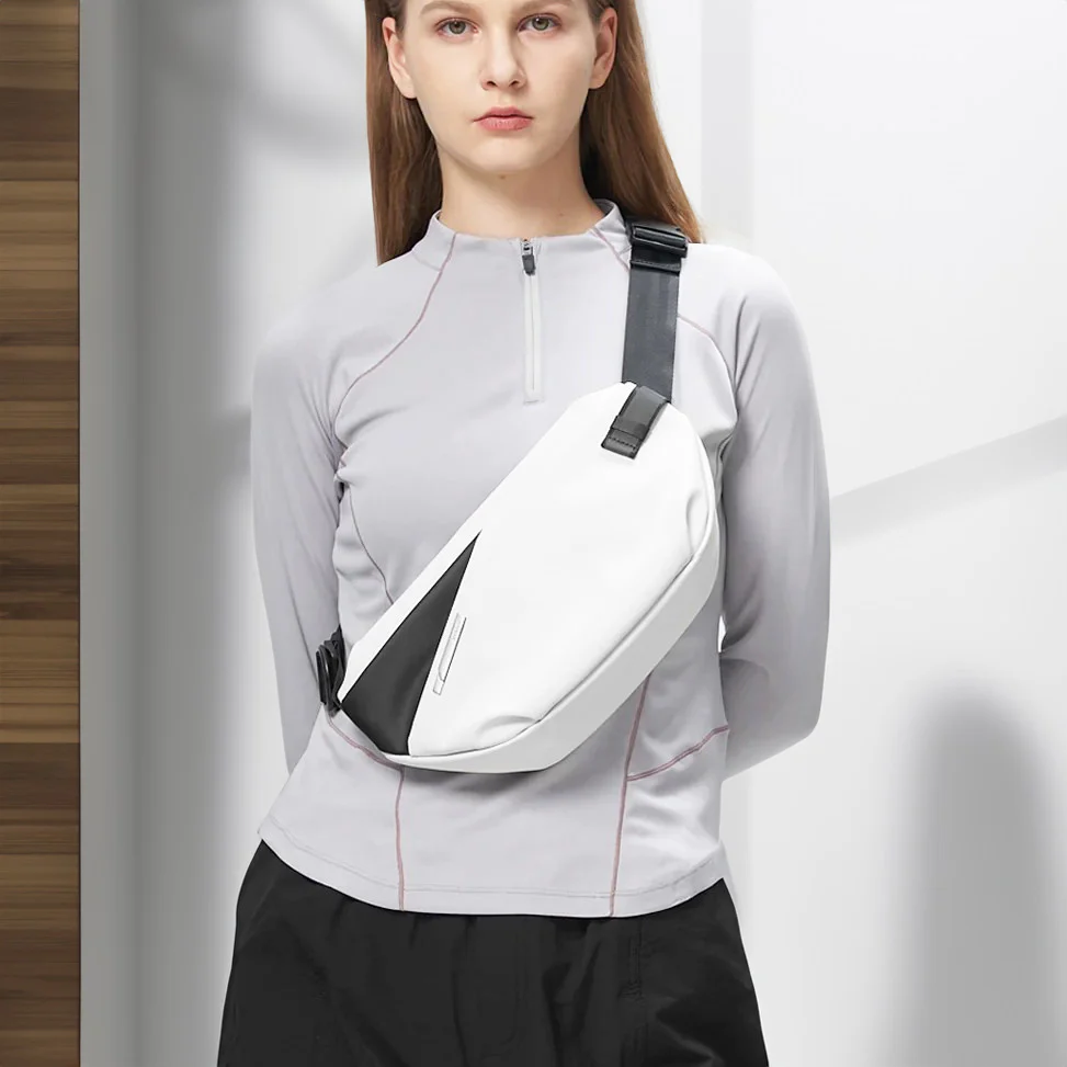 Lightweight Sling Bag - White - Image 2