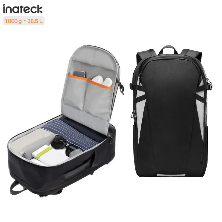 Lightweight Travel Backpack 38.5L - Black - Image 3