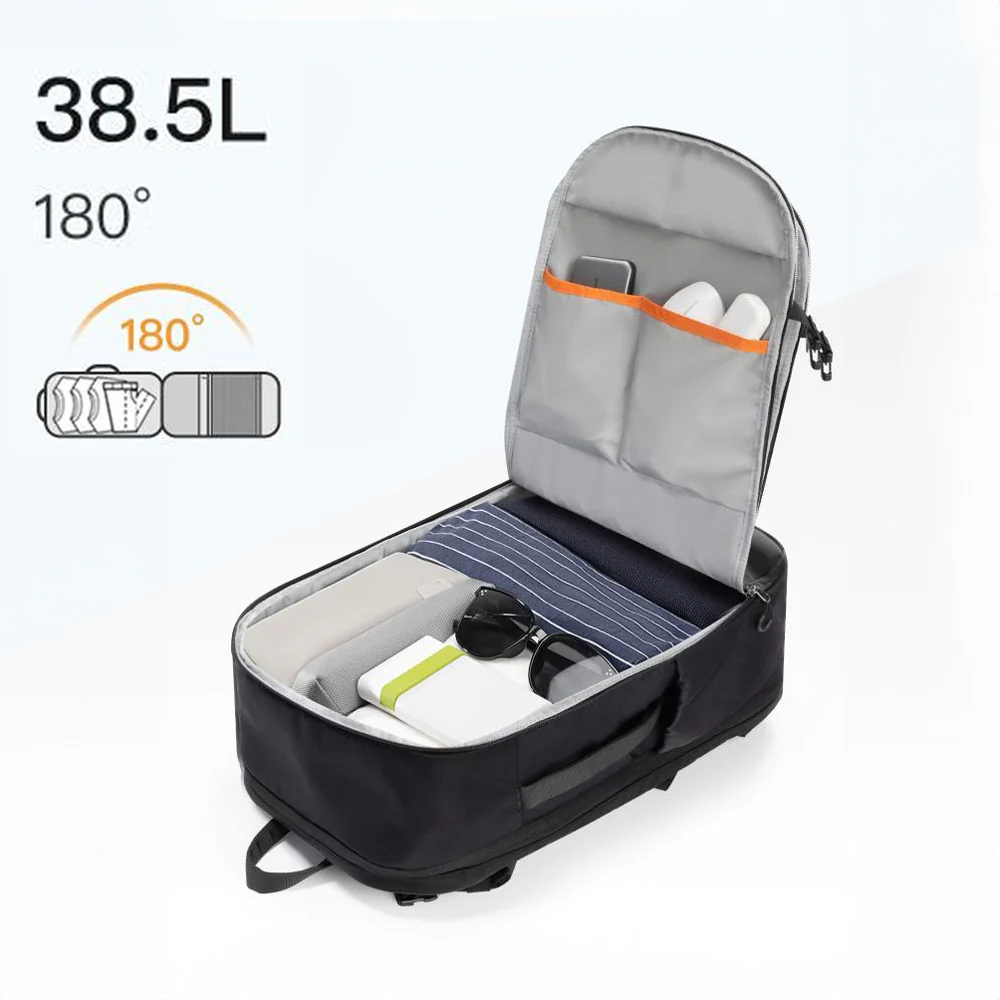 Lightweight Travel Backpack 38.5L - Black - Image 8