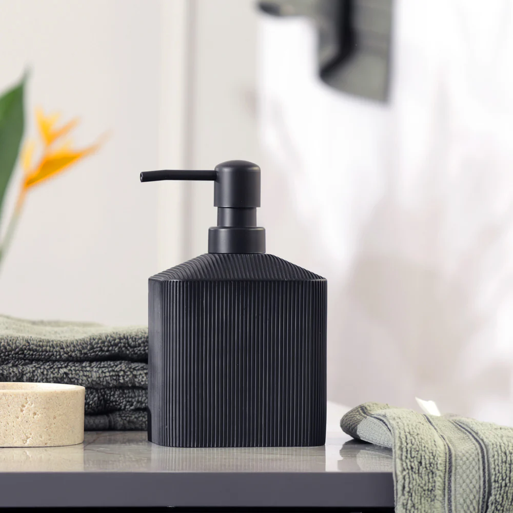 Lined Soap Dispenser - Black - Image 6