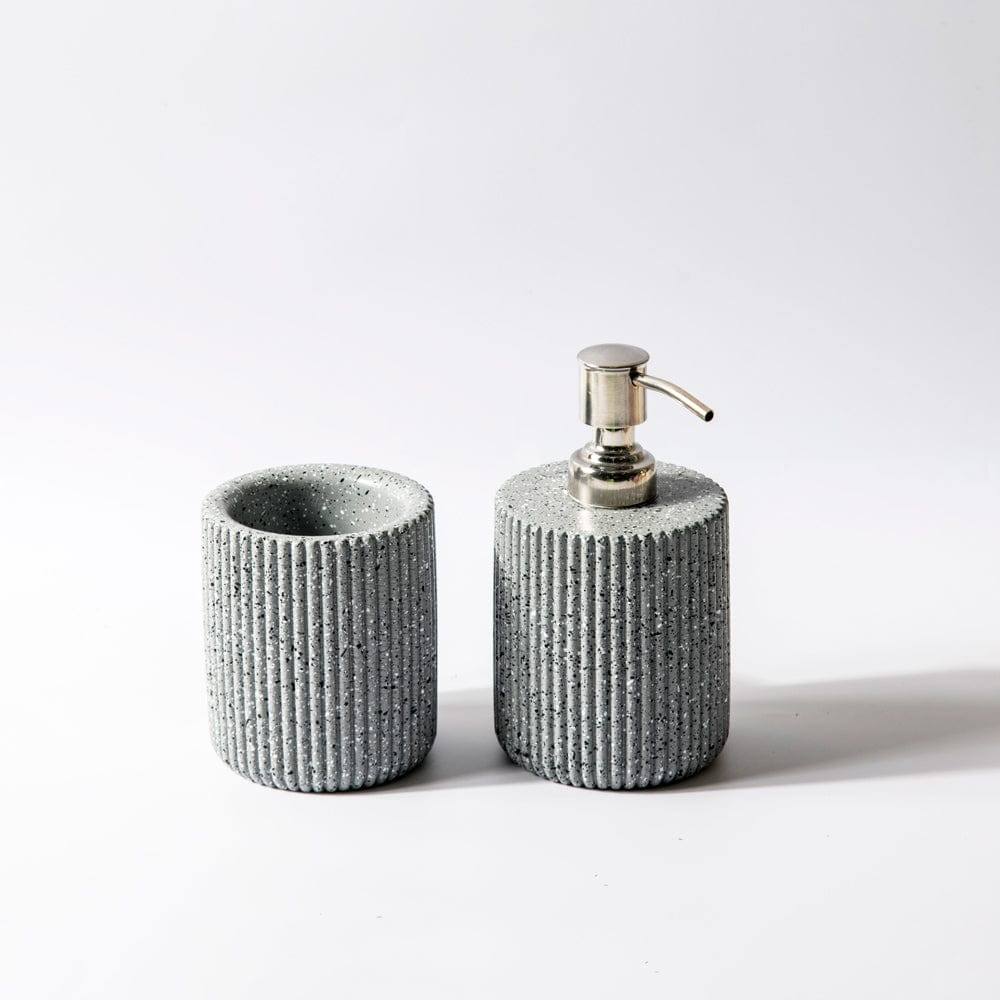 Lines Bathroom Set - Speckled Grey - Image 3