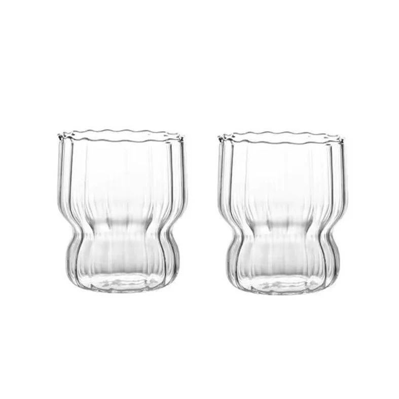 Lines Glass Tumblers, Set of 2 - Image 3