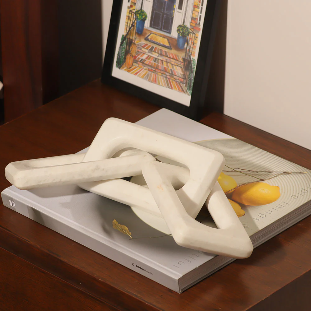 Links Decorative Accent - Ivory White - Image 5