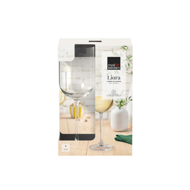Liora Wine Glasses 320ml, Set of 4 - Image 4