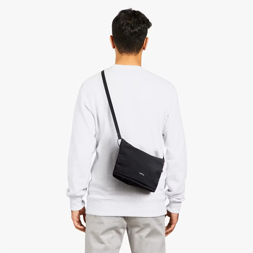 Lite Sacoche Crossbody Bag - Black - Image 10