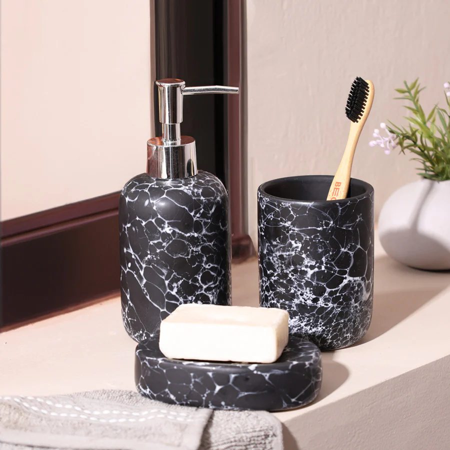Livia 3-piece Bathroom Set - Storm Black - Image 3