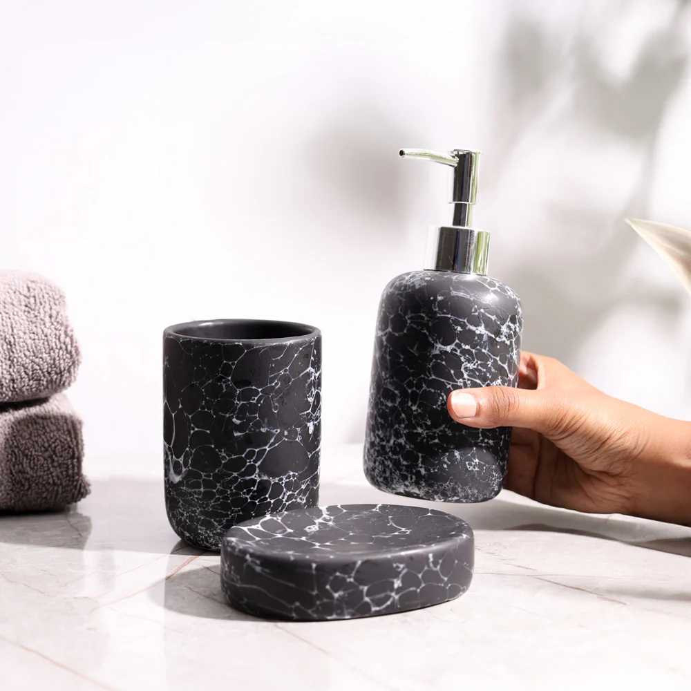 Livia 3-piece Bathroom Set - Storm Black - Image 4