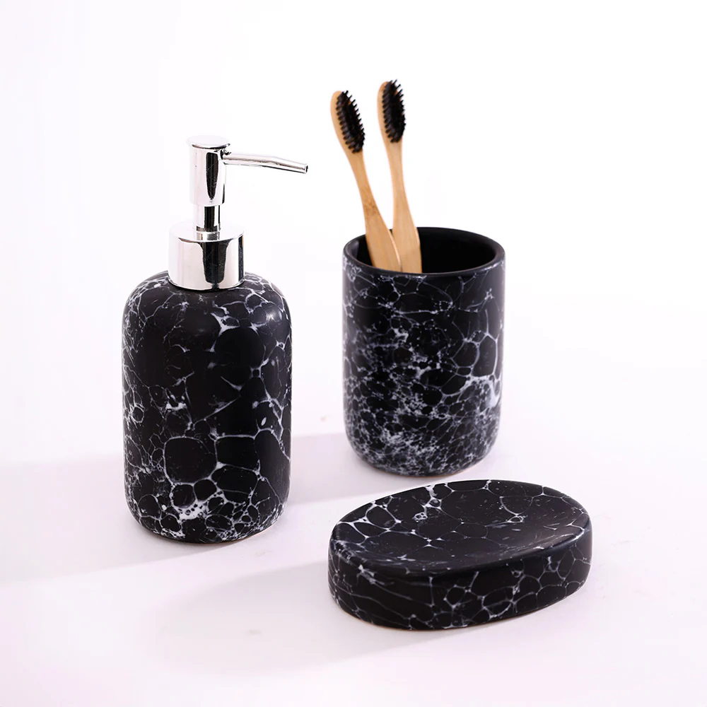 Livia 3-piece Bathroom Set - Storm Black - Image 7