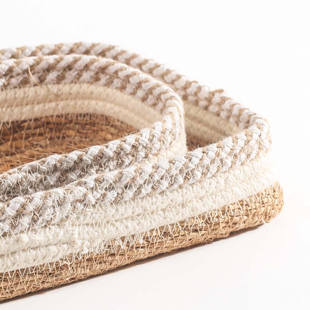 Lore Storage Baskets, Set of 2 - Natural Cream - Image 5