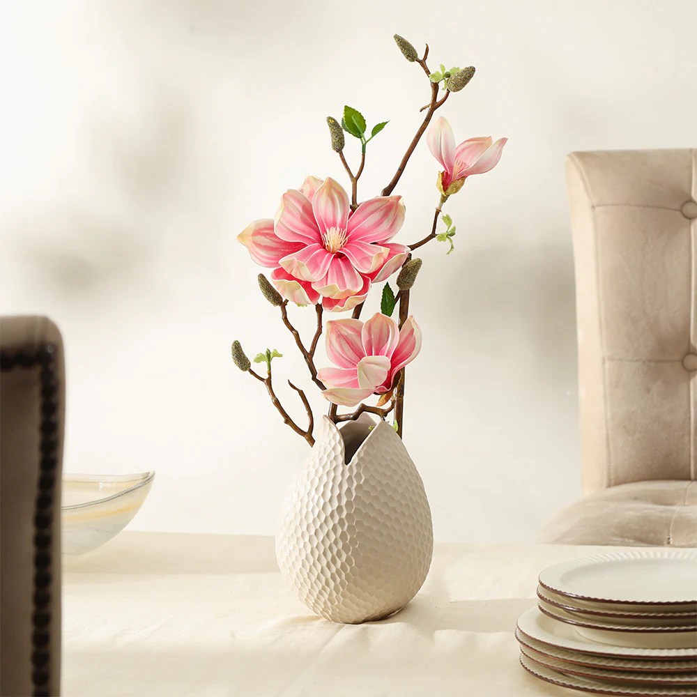 Lotus Magnolia Faux Stem - Pink Sunrise - Image 2