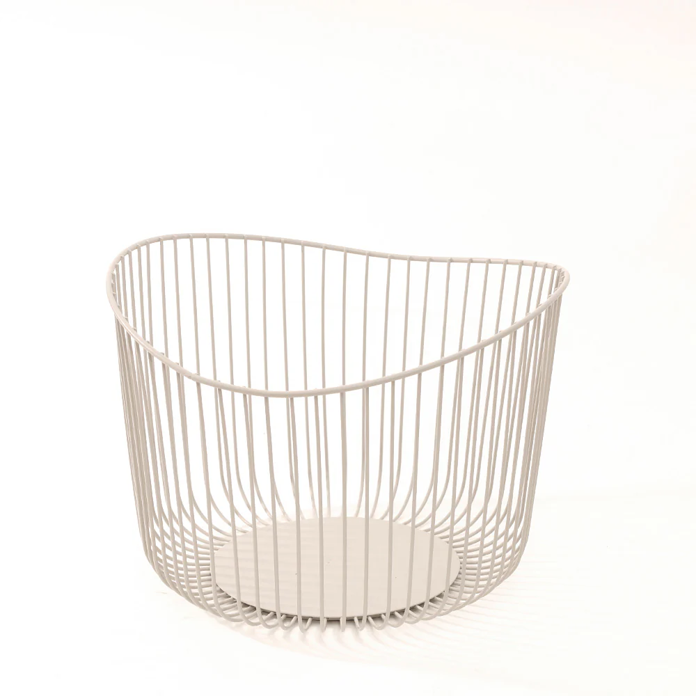 Lyne Storage Basket Medium - Taupe - Image 3