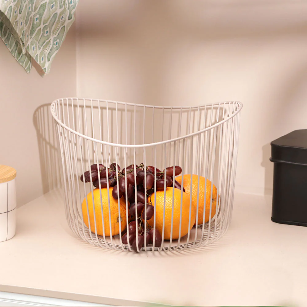 Lyne Storage Basket Medium - Taupe - Image 5