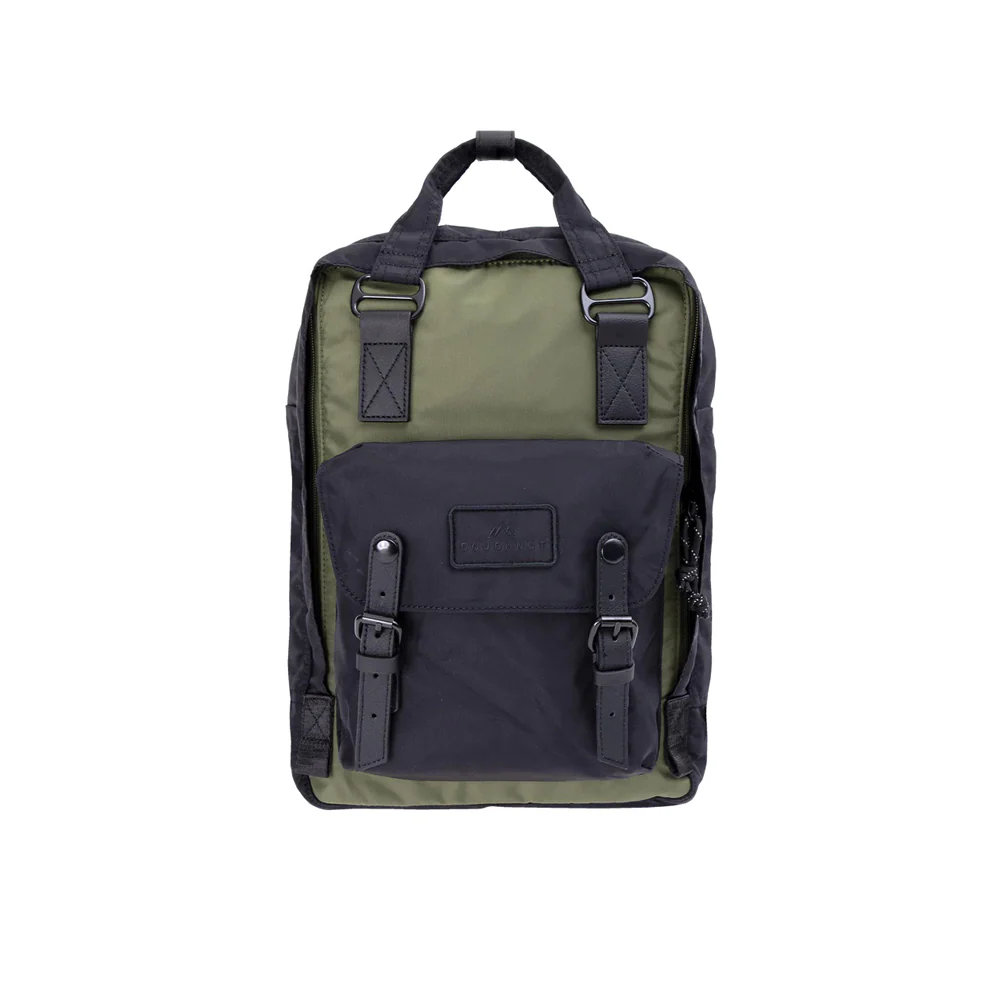 Macaroon Go Wild Series Backpack 20L - Black & Army - Image 2