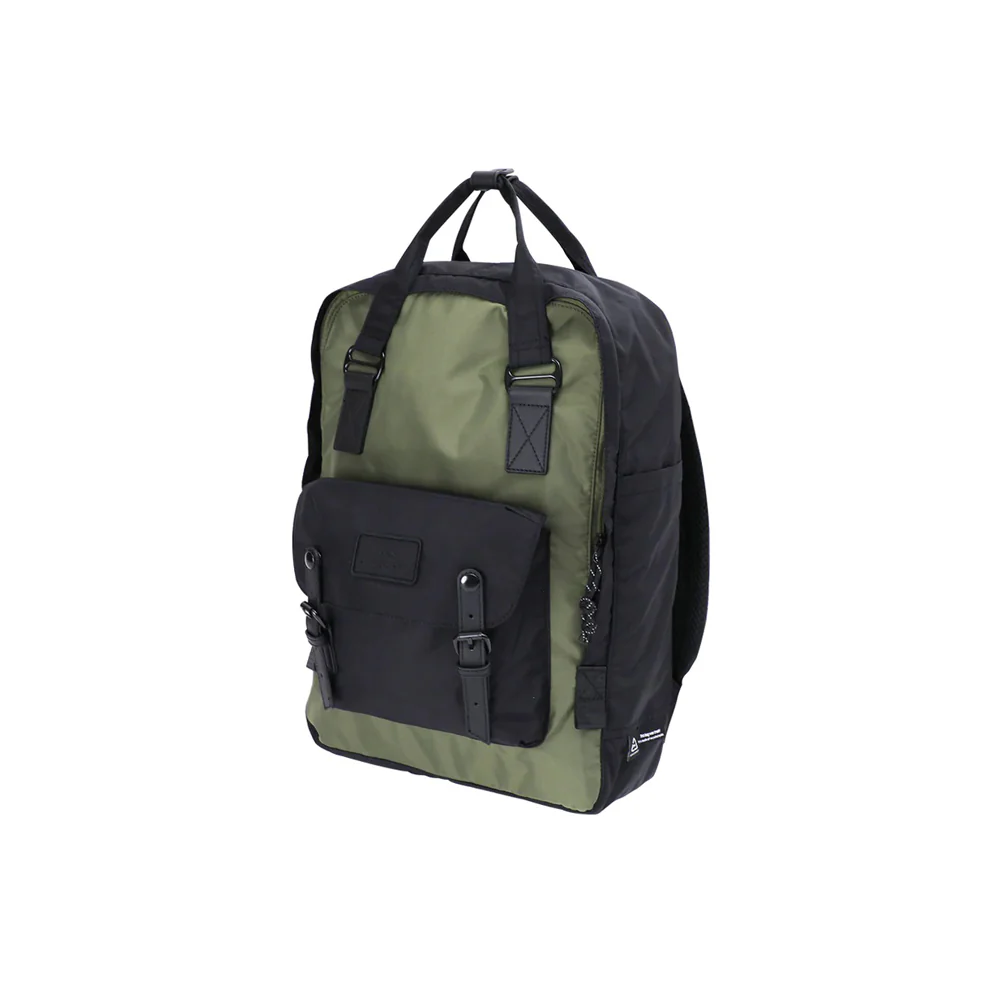 Macaroon Go Wild Series Backpack 20L - Black & Army - Image 3
