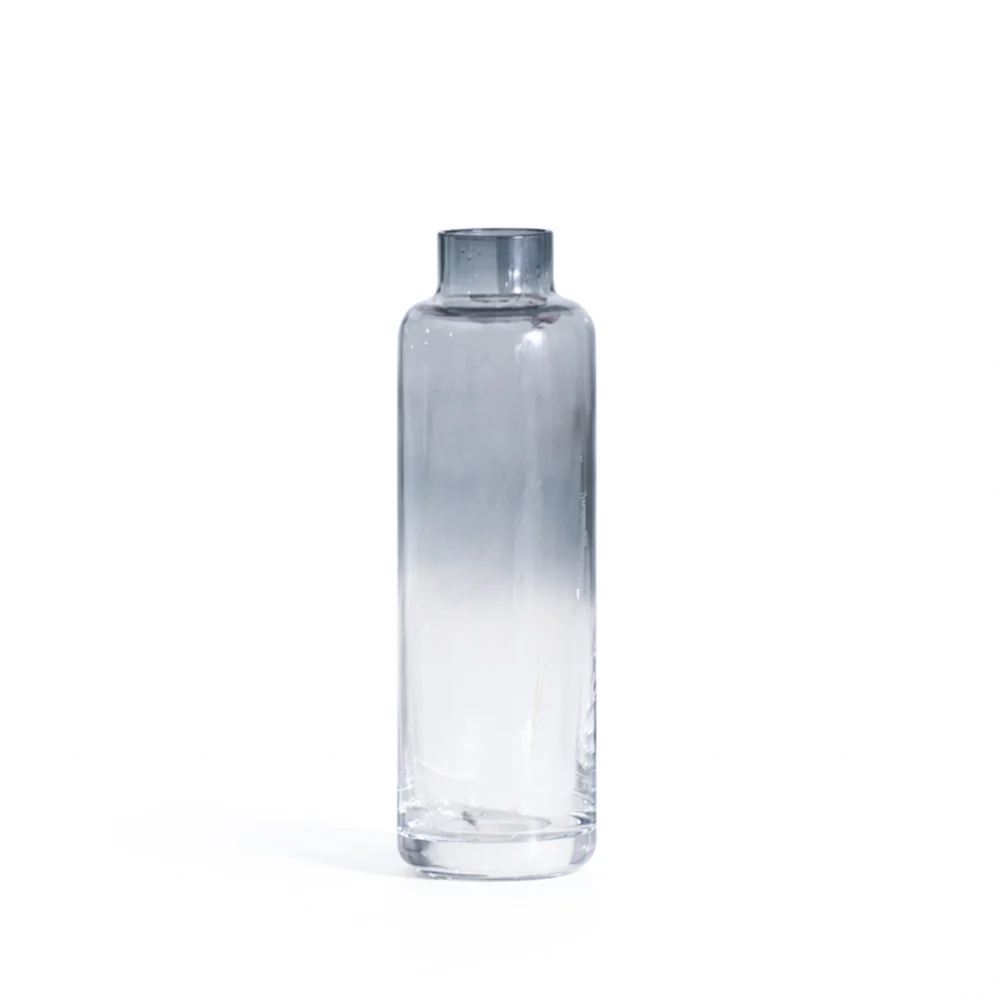 Magnolia Slim Glass Vase - Steel Blue - Image 5