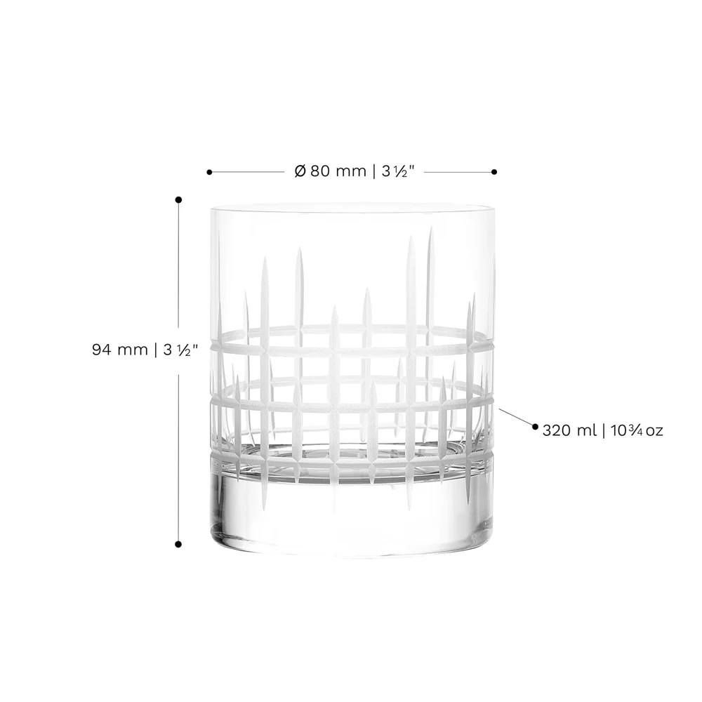 Manhattan Whiskey Tumblers 320ml, Set of 6 - Image 6