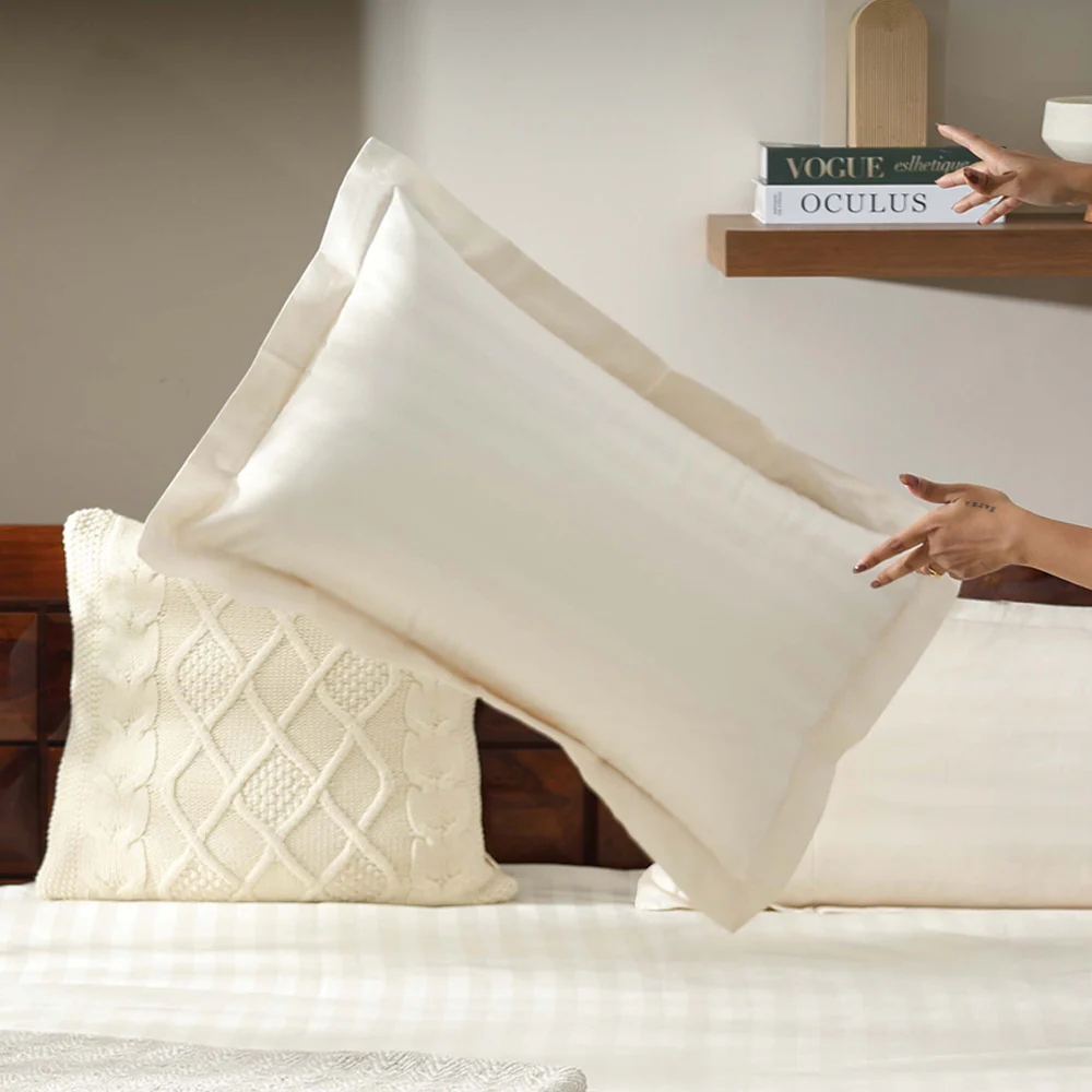 Manor King Size Cotton Bedsheet Set - Cream - Image 2