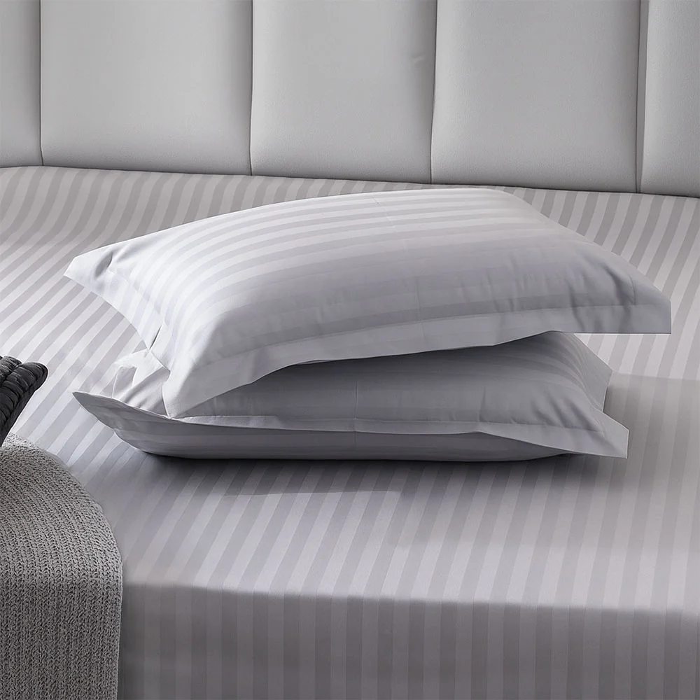 Manor King Size Cotton Bedsheet Set - Dark Grey - Image 4