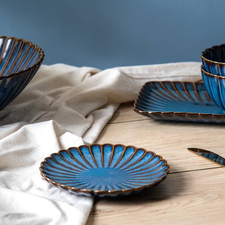 Mara Dessert Plate - Deep Blue - Image 4