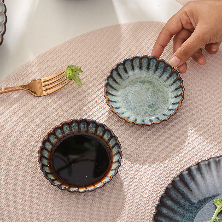 Mara Dip Bowls, Set of 2 - Sea Green - Image 2