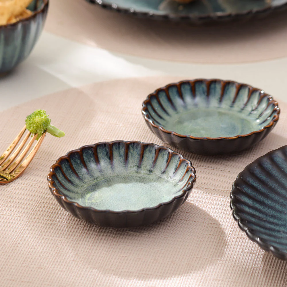 Mara Dip Bowls, Set of 2 - Sea Green - Image 4