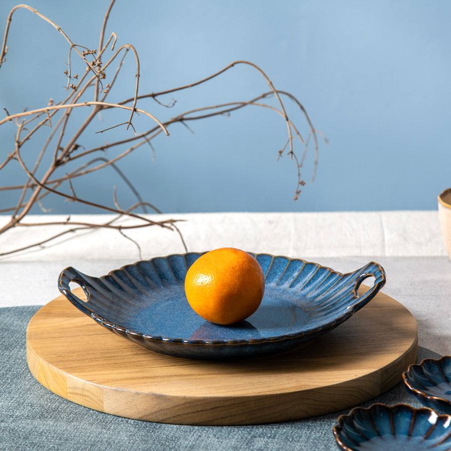 Mara Serving Pan - Deep Blue