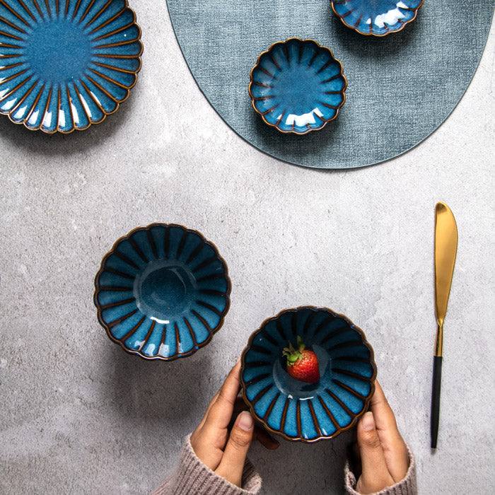 Mara Small Bowls, Set of 2 - Deep Blue - Image 4