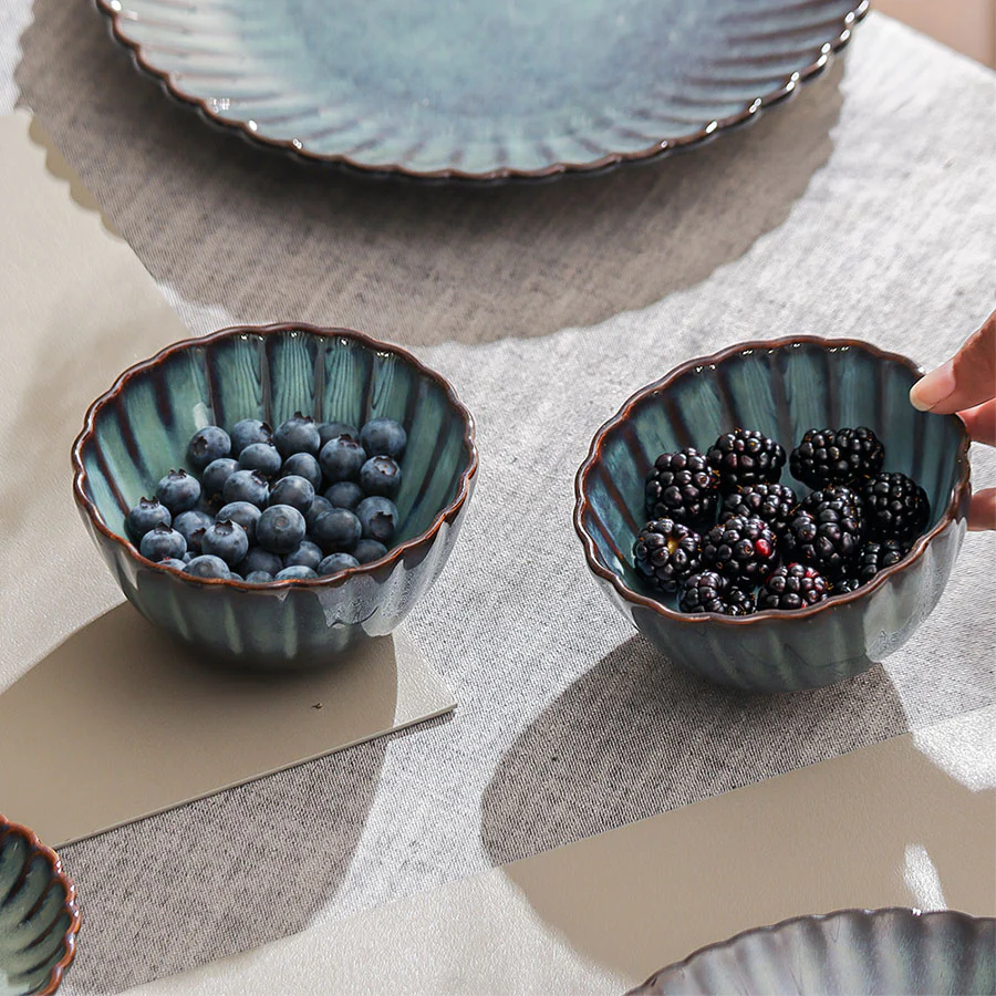 Mara Small Bowls, Set of 2 - Sea Green - Image 2