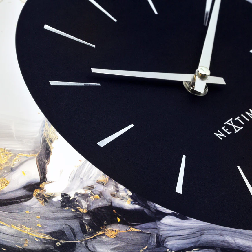 Marble Duo Wall Clock 48cm - Steel - Image 10