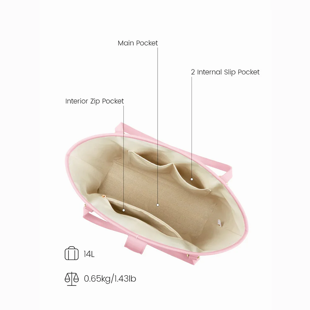 Marina Raffia Tote Bag - Pink - Image 7