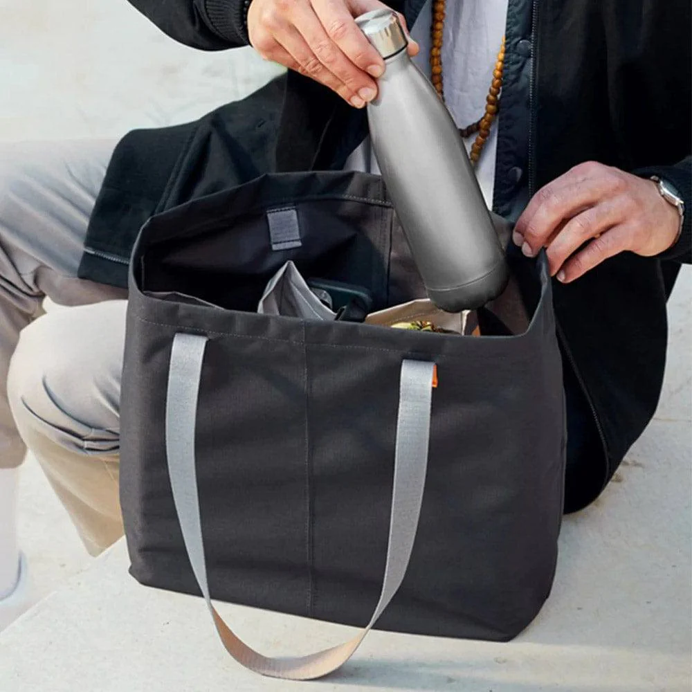 Market Tote Bag - Black - Image 2