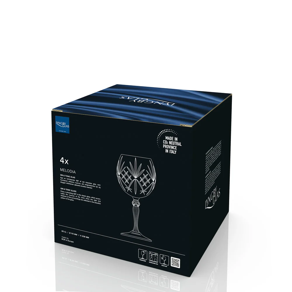 Melodia Gin & Tonic Glasses 650ml, Set of 4 - Image 5