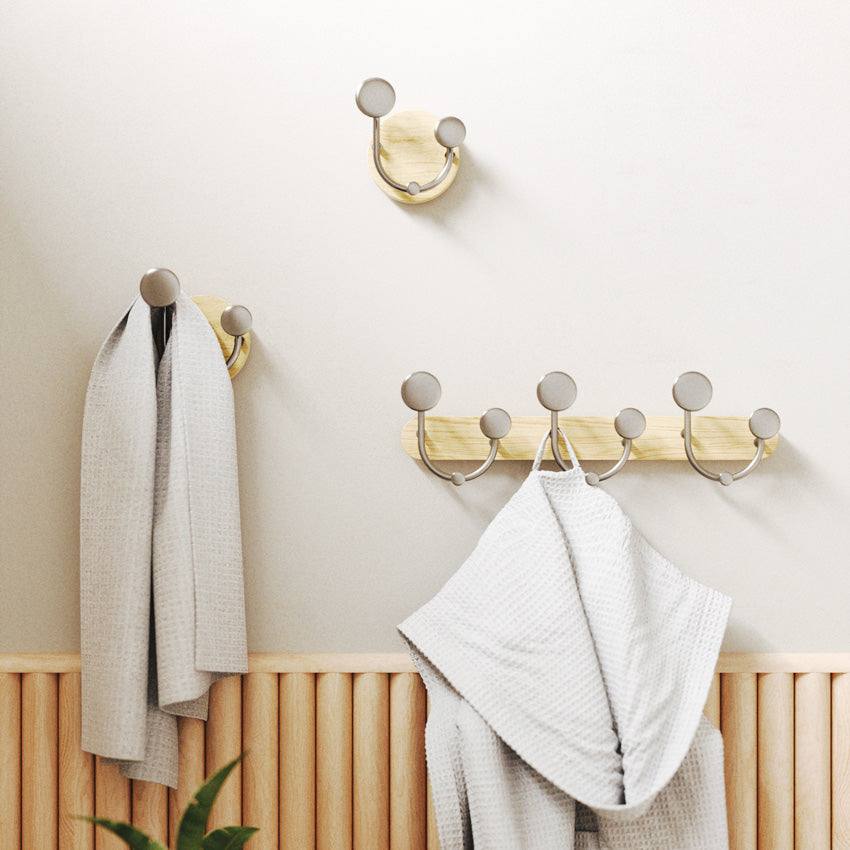 Melody 9 Wall Hook - Nickel - Image 5