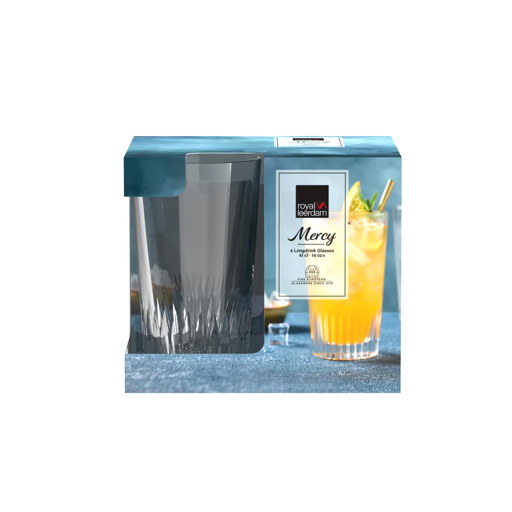 Mercy Long Drink Glasses 410ml, Set of 4 - Image 6
