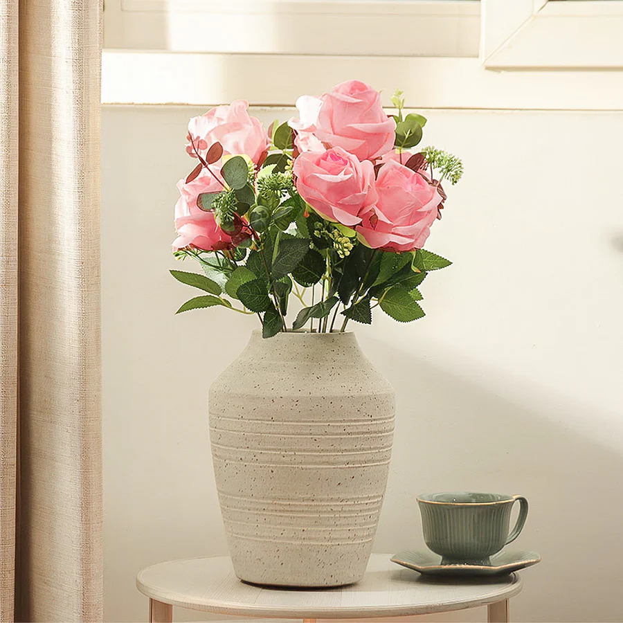 Merlin Roses Faux Stem - Shaded Pink - Image 6