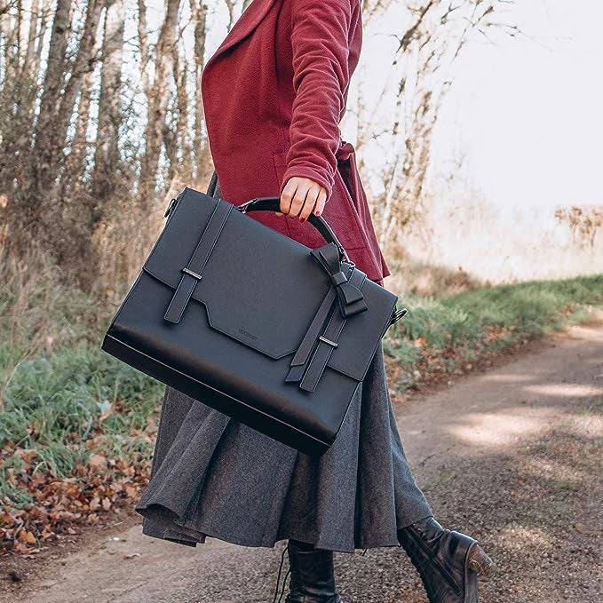 Messenger Laptop Bag - Black